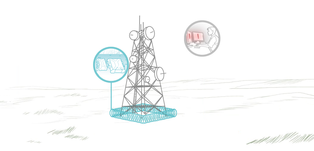 Protection of the remotely located infrastructure